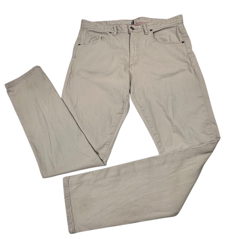 johnnie-O Light Khaki Size 34x32 Straight Chino Pants Jeans